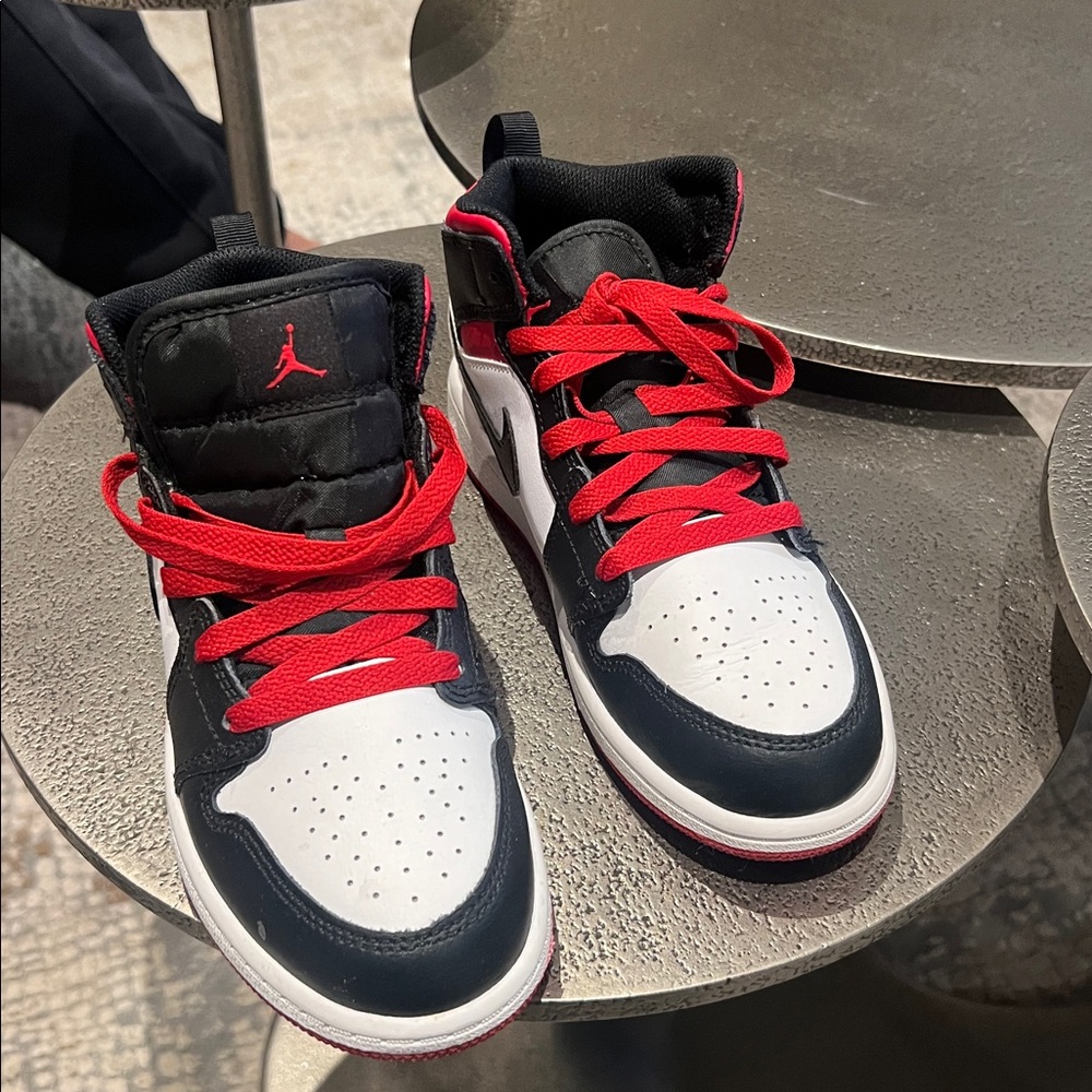 Nike Air Jordan - Kids Black and Red Sneakers